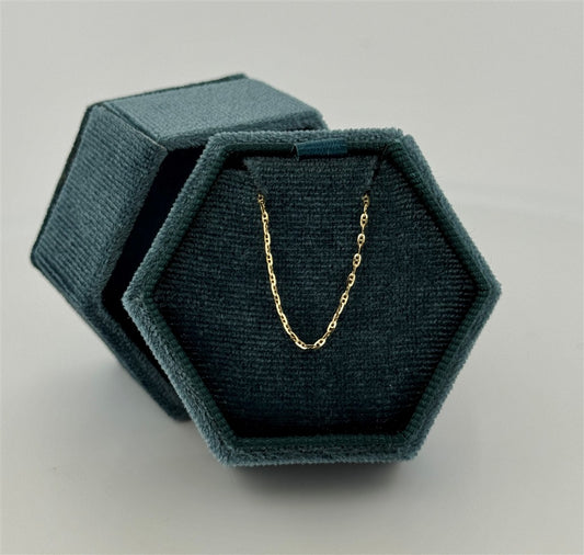 Yellow Gold 16, 17, 18" Chain
