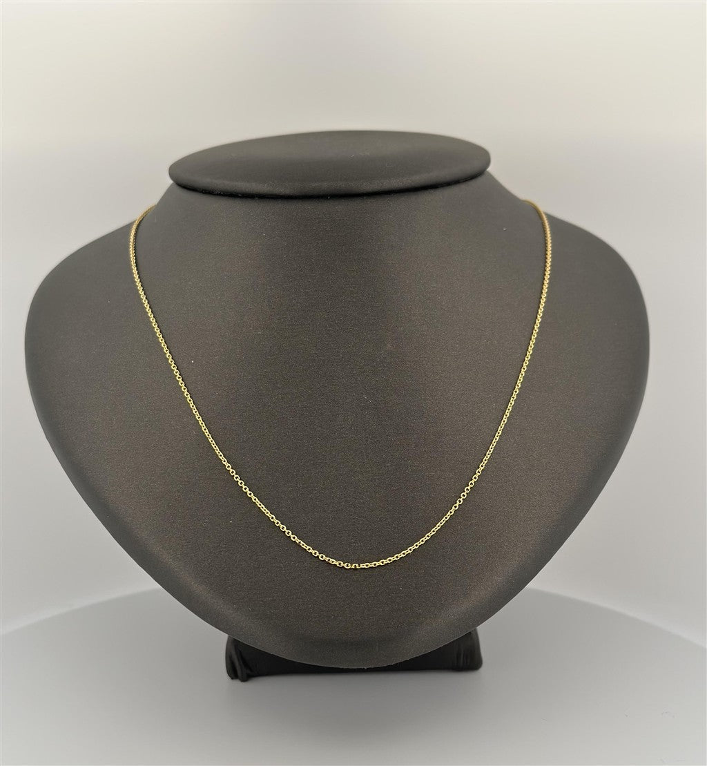 Yellow Gold Adjustable Tiffany Chain