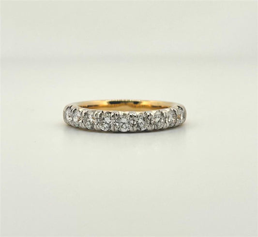 Yellow Gold Lab Grown Diamond Band