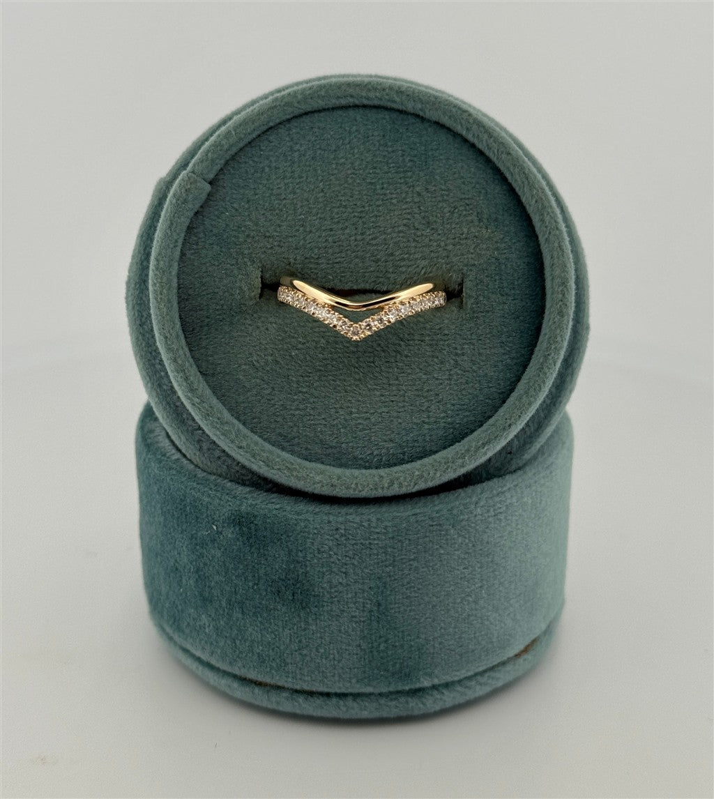 Yellow Gold Lab Grown Diamond Band