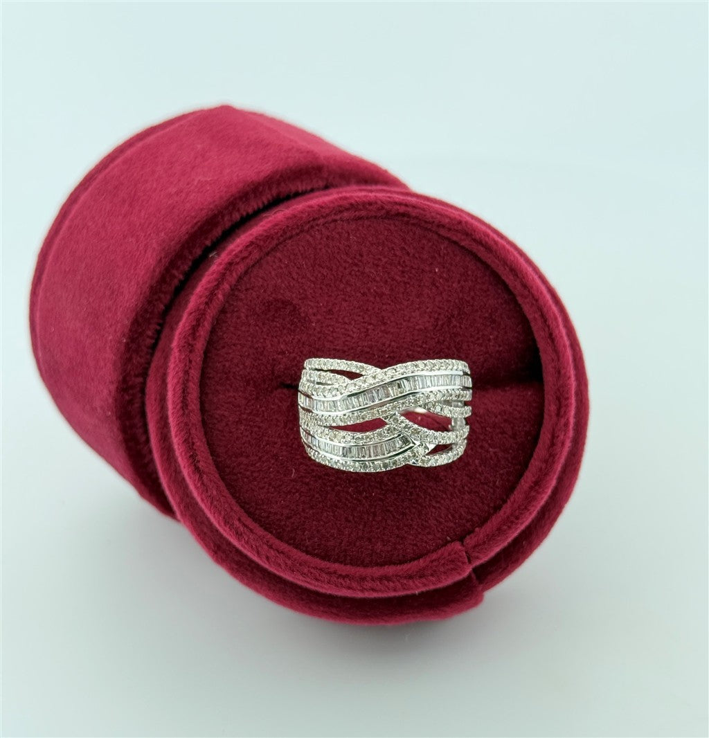 White Gold Diamond Anniversary Ring