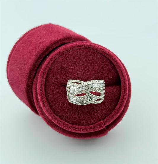 White Gold Diamond Anniversary Ring