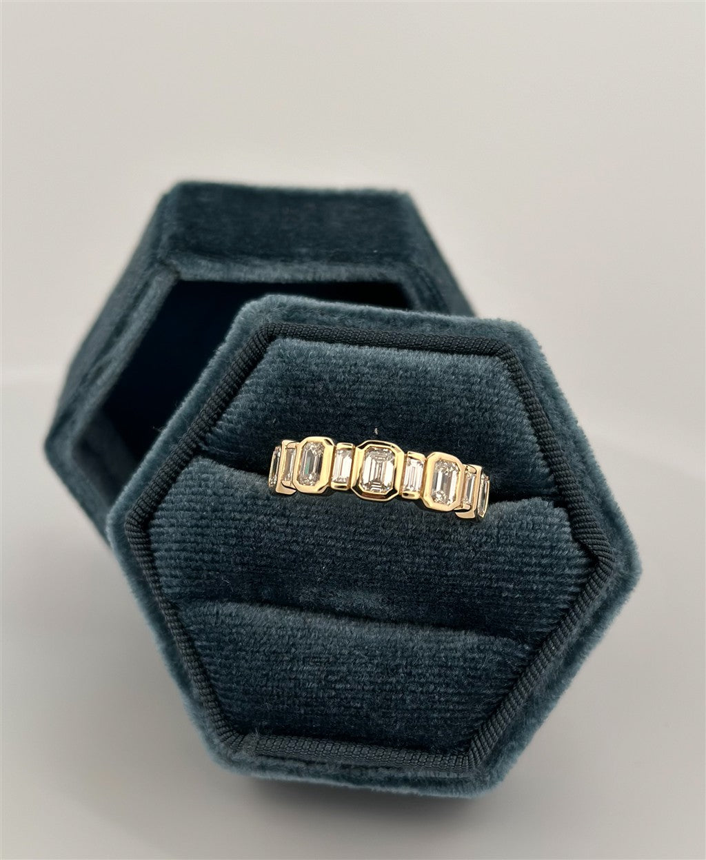 Yellow Gold Lab Grown Diamond Band