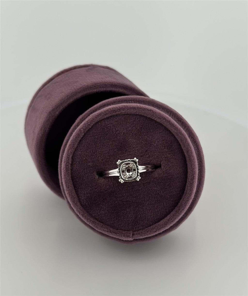 White Gold Semi Mount