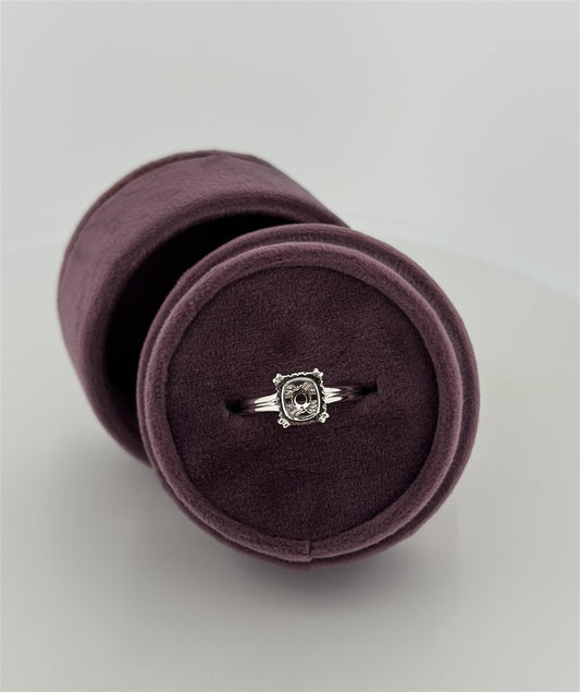 White Gold Semi Mount