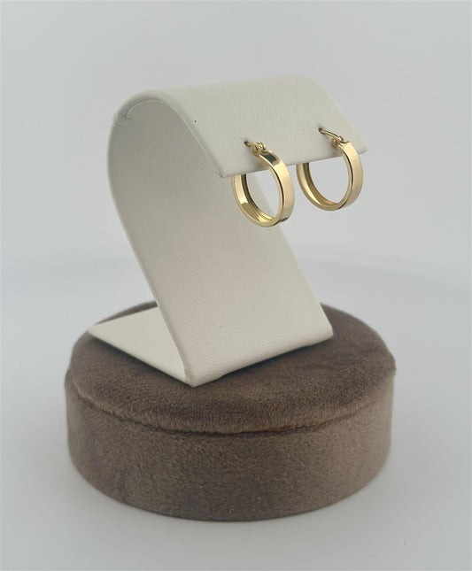 Yellow Gold Hoop Earrings