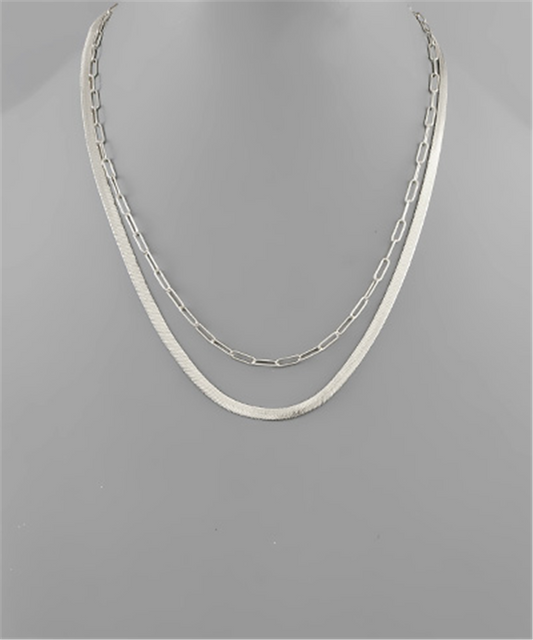 Trendy Layered Chain Necklace
