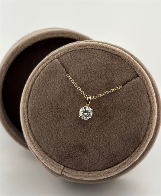 Round Diamond Pendant