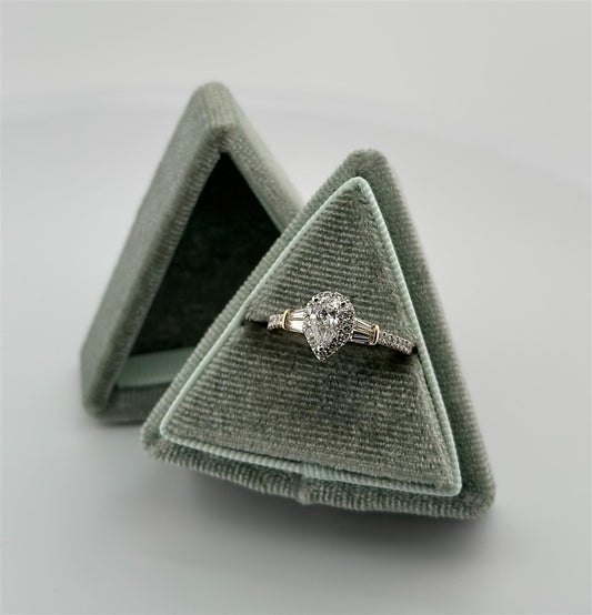 Yellow Gold Lab Grown Diamond Engagement Ring