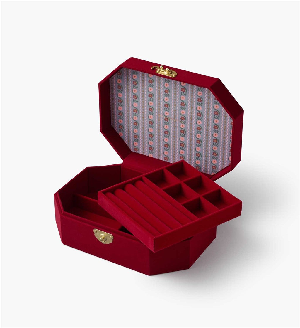 Embroidered Jewelry Box