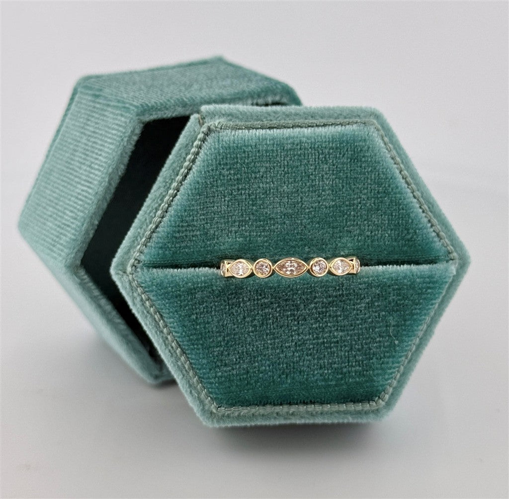 Yellow Gold Lab Grown Diamond Band