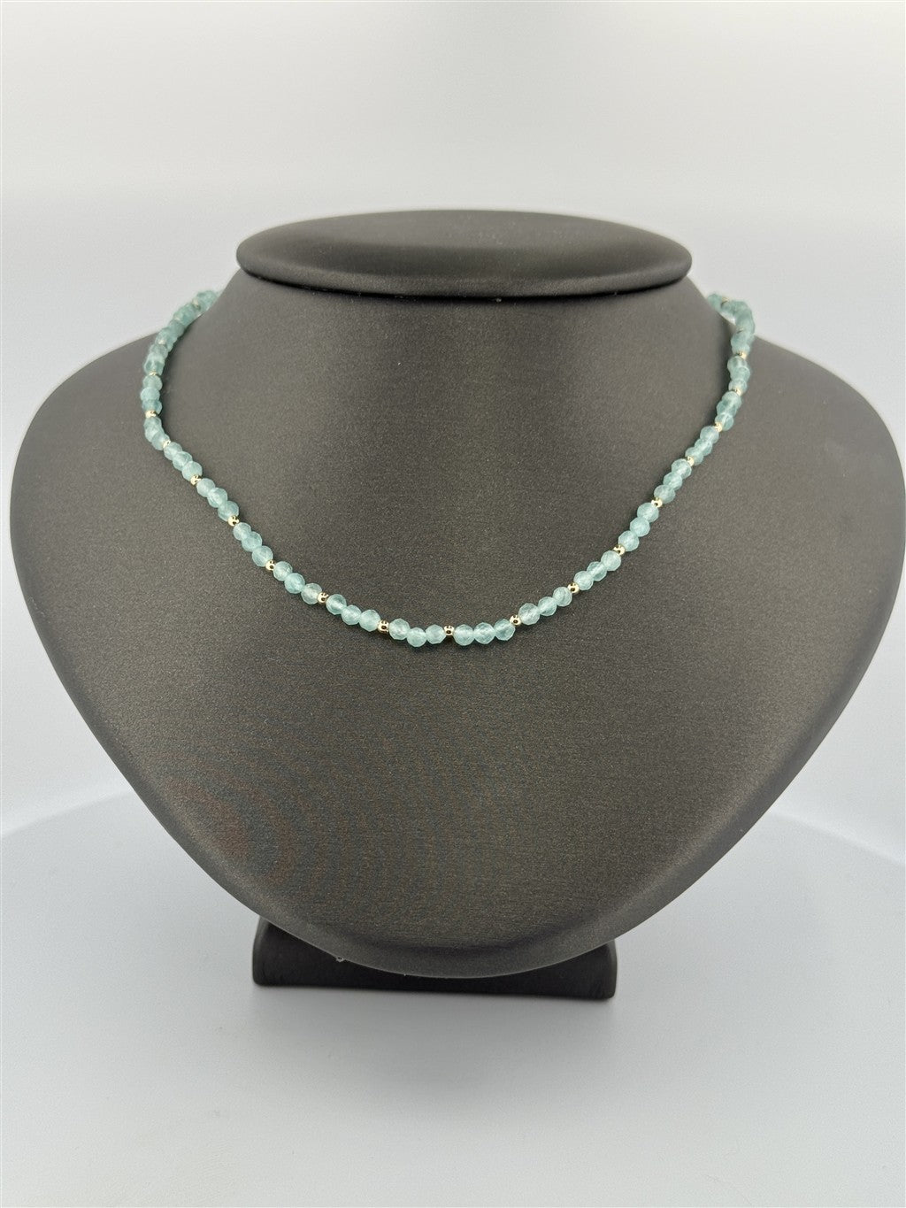 Light Blue Beaded Necklace