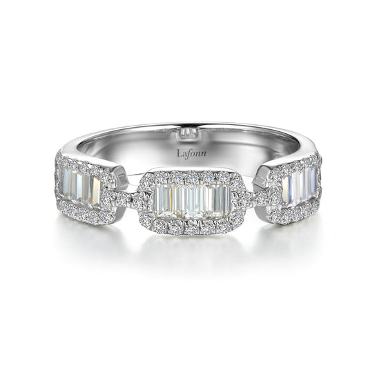 Lafonn Baguette Half Eternity Band