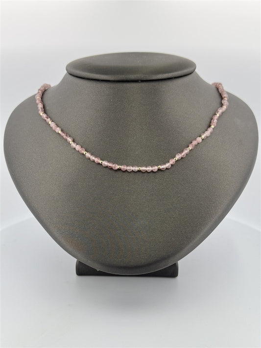 Pink Beaded Necklace