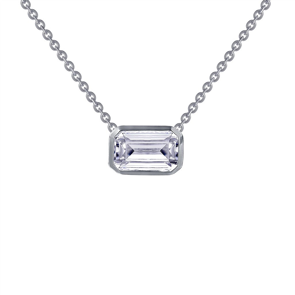 Lafonn Emerald-Cut Necklace
