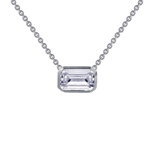 Lafonn Emerald-Cut Necklace