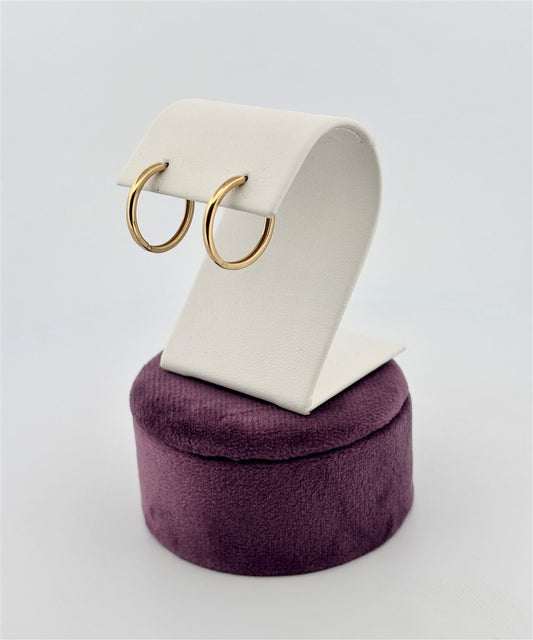 Yellow Gold Hoop Earrings