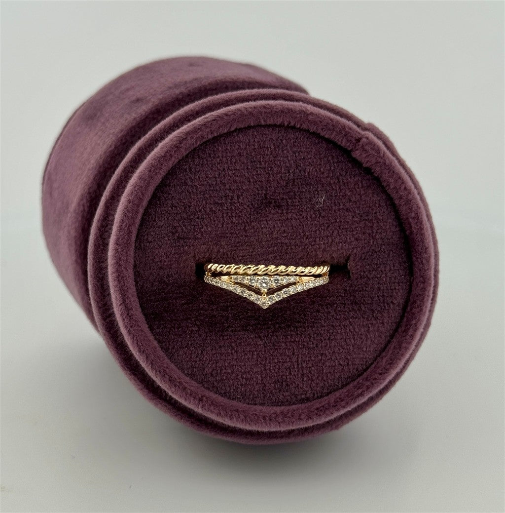 Yellow Gold Lab Grown Diamond Band