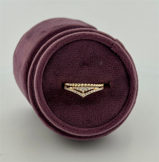 Yellow Gold Lab Grown Diamond Band