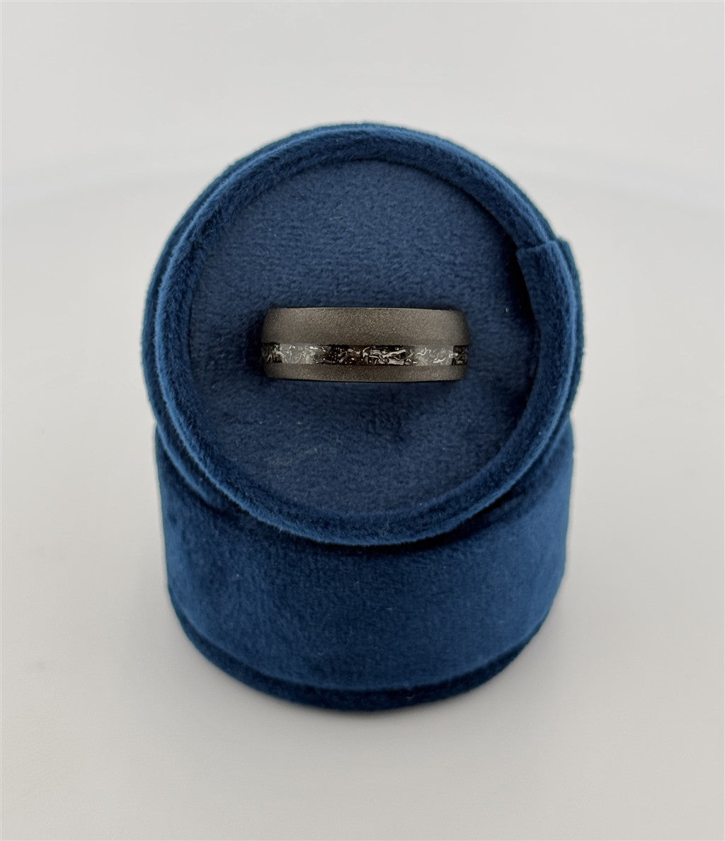 Meteorite Wedding Band