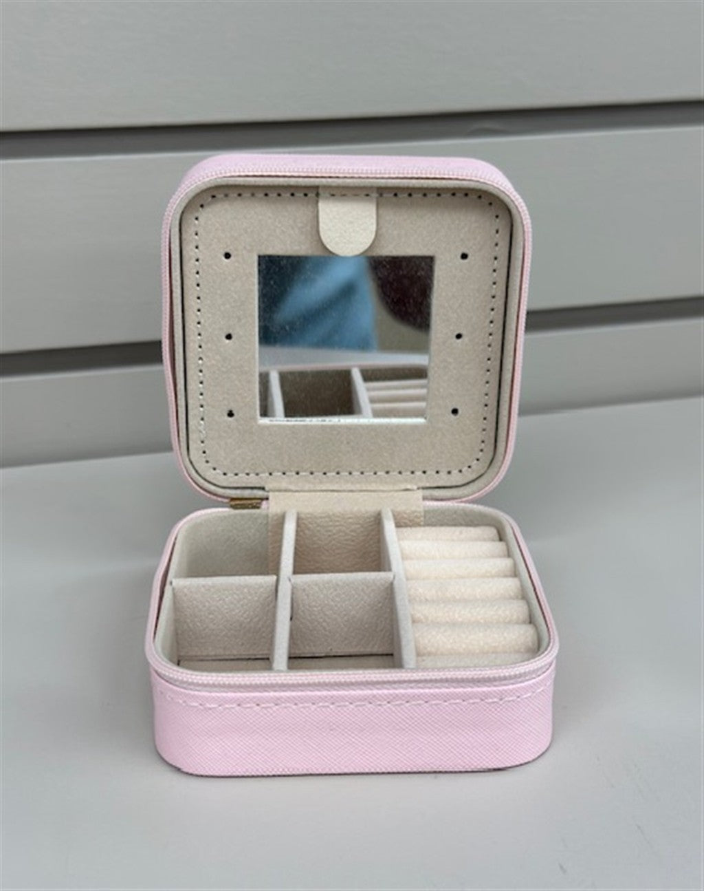 Pink Bow Travel Jewelry Box