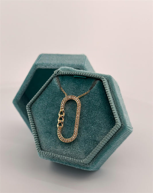 Yellow Gold Diamond Necklace