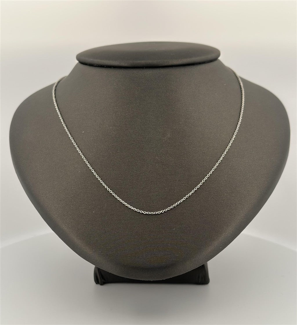 White Gold Cable Chain