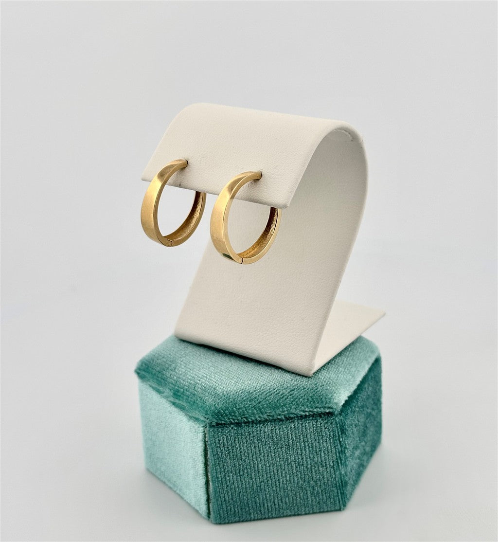 Yellow Gold Hoop Earrings