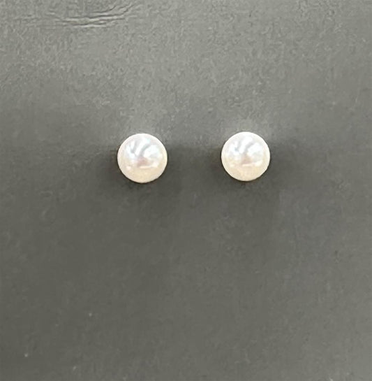 Sterling Silver Pearl Earrings