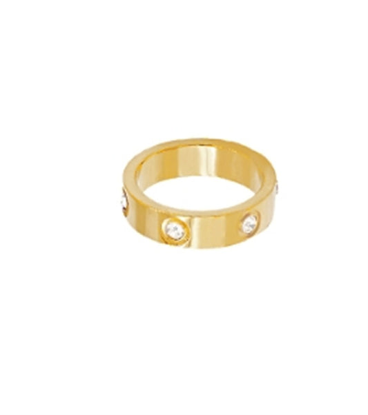 Trendy CZ Ring