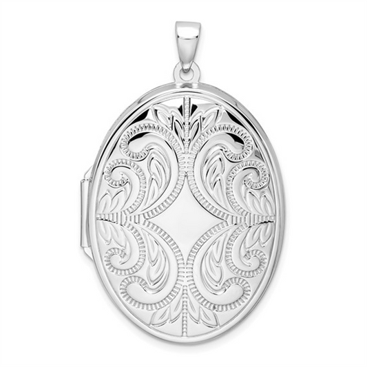 Sterling Silver Oval Locket