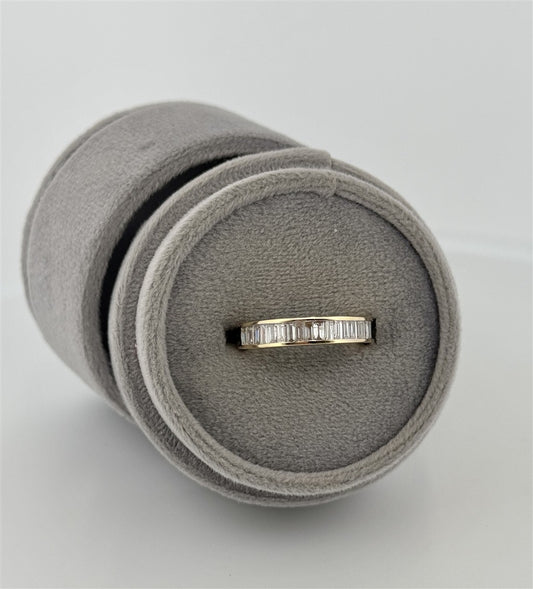 Yellow Gold Diamond Channel Set Band