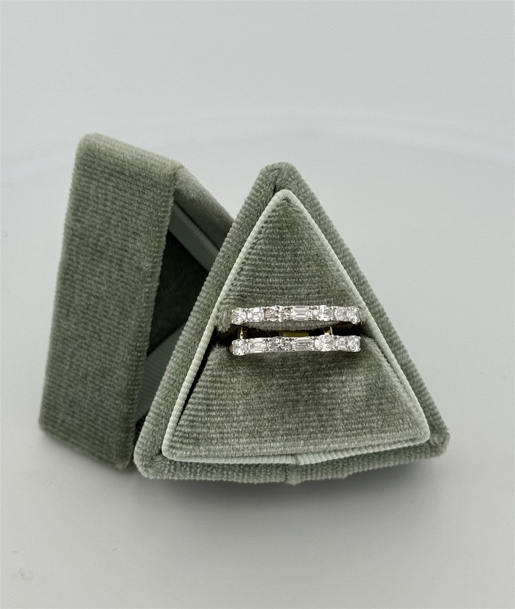 Yellow Gold Lab Grown Diamond Ring Guard