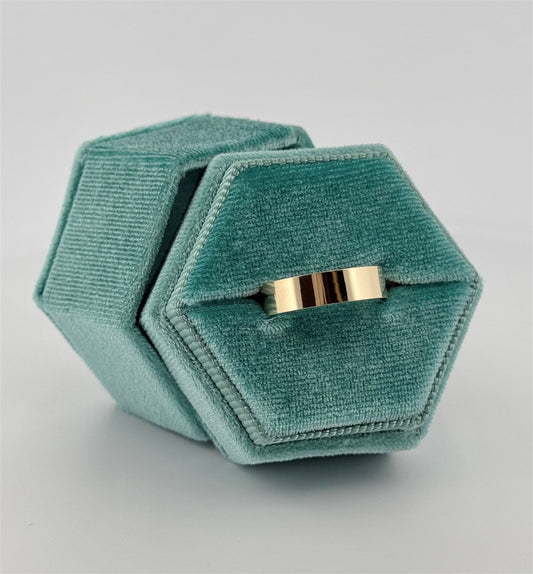 Yellow Gold Flat Band