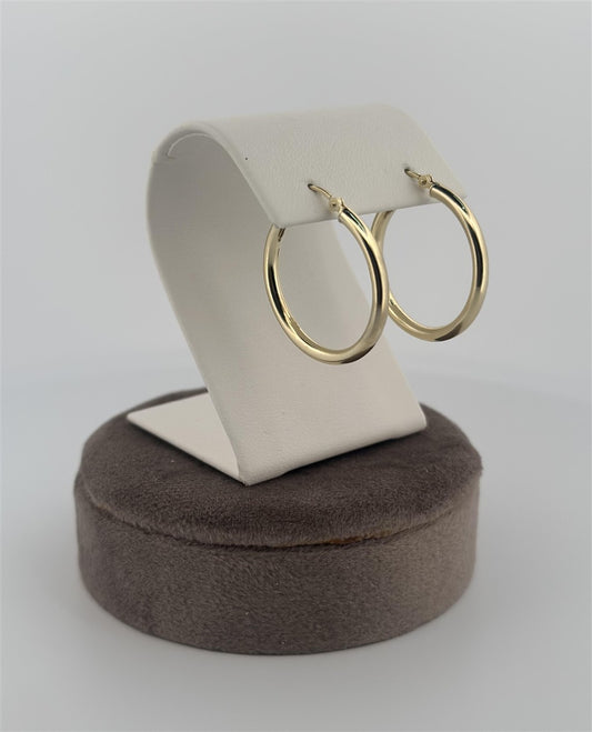 Yellow Gold Hoop Earrings