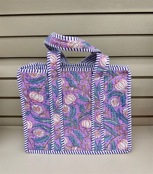 Mini Quilted Tote Bag