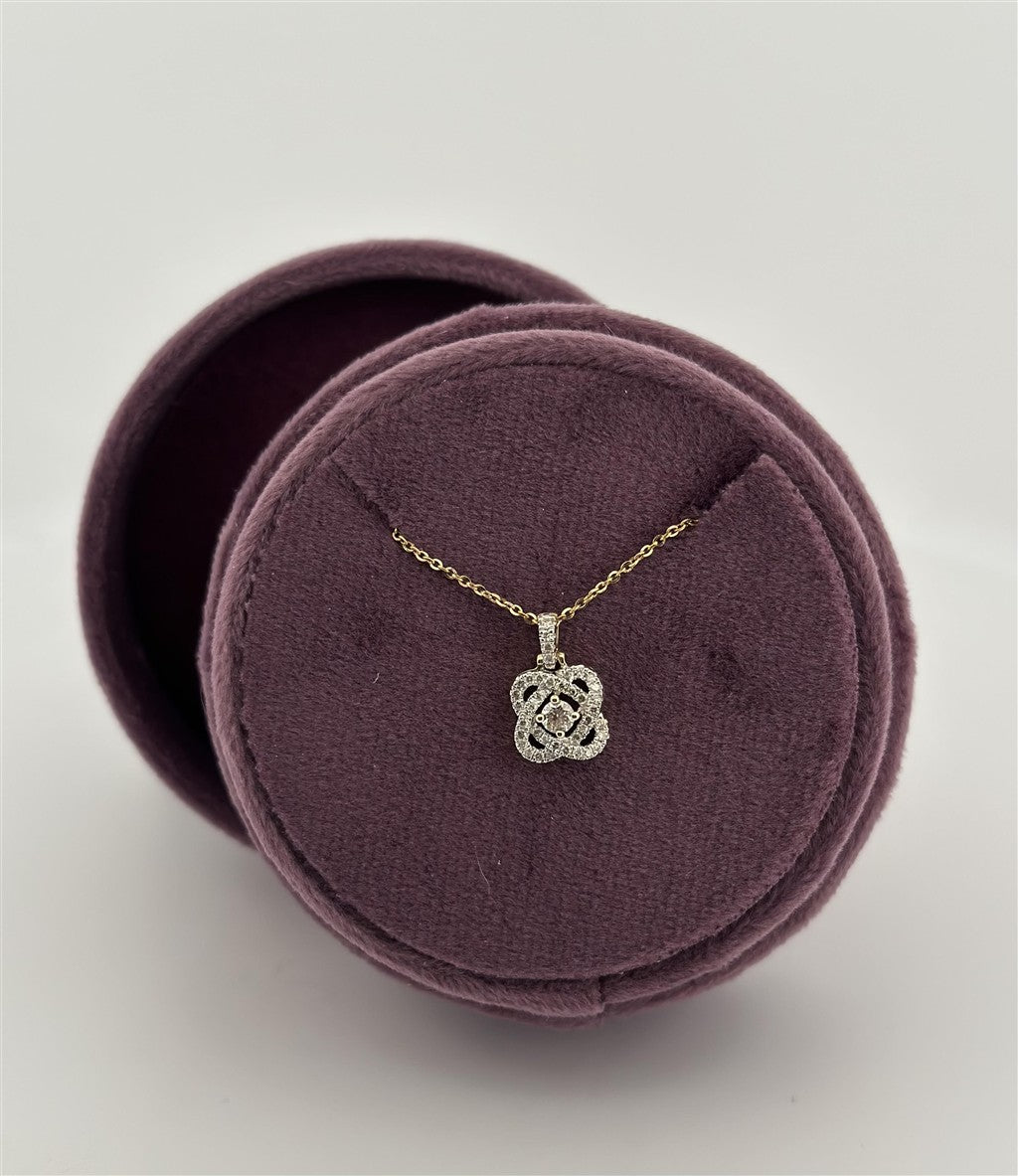 Yellow Gold Diamond Necklace