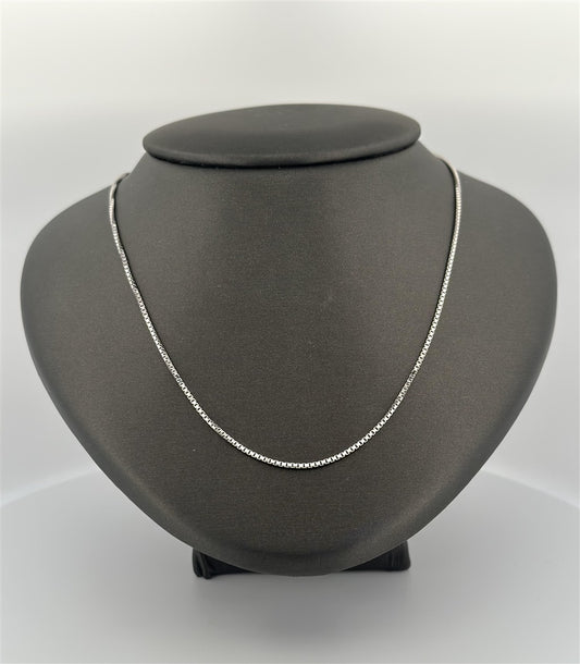 Sterling Silver 20" Box Chain