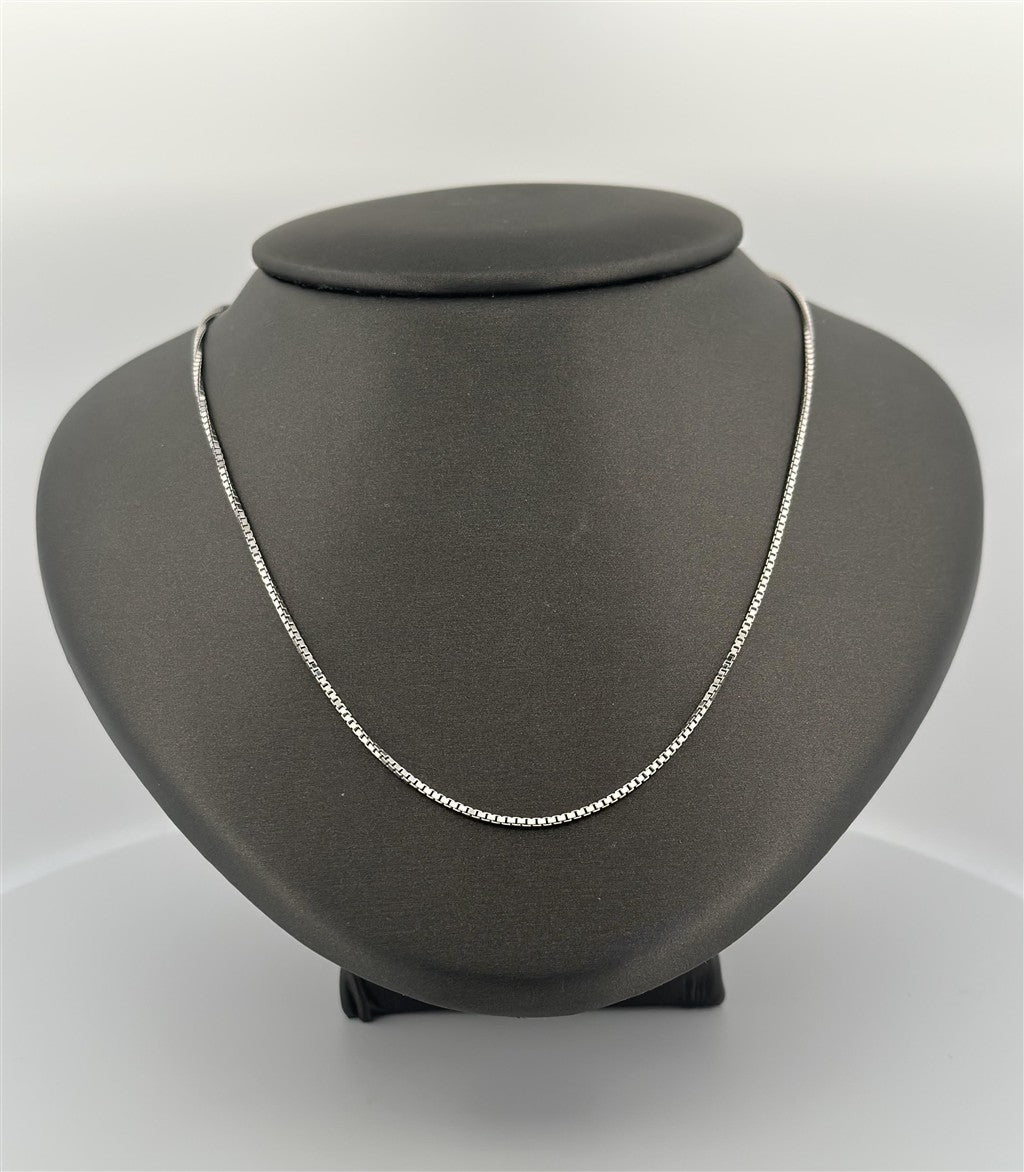 Sterling Silver 18" Box Chain