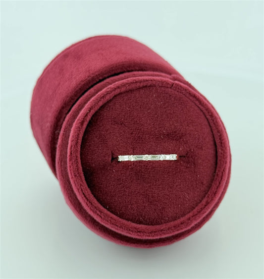 Yellow Gold Round And Baguette Diamond Ring