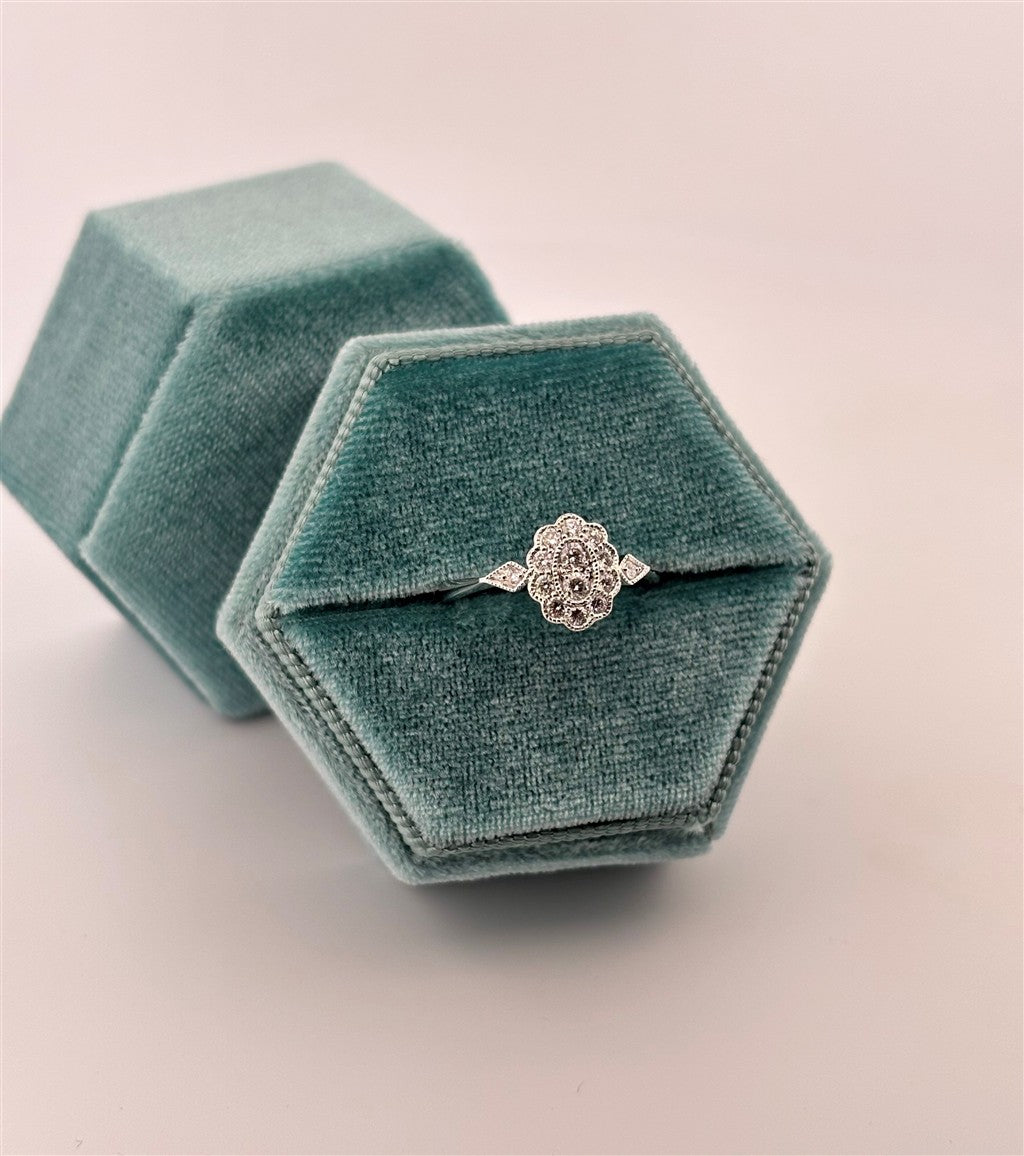 White Gold Diamond Fashion Ring