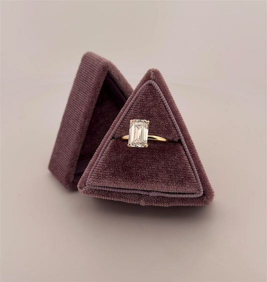 Yellow Gold Lab Diamond Engagement Ring