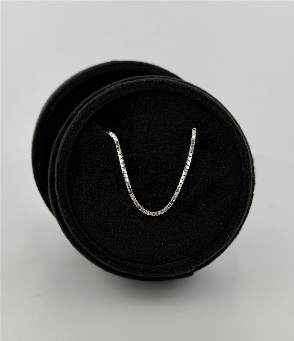 Sterling Silver 22" Box Chain