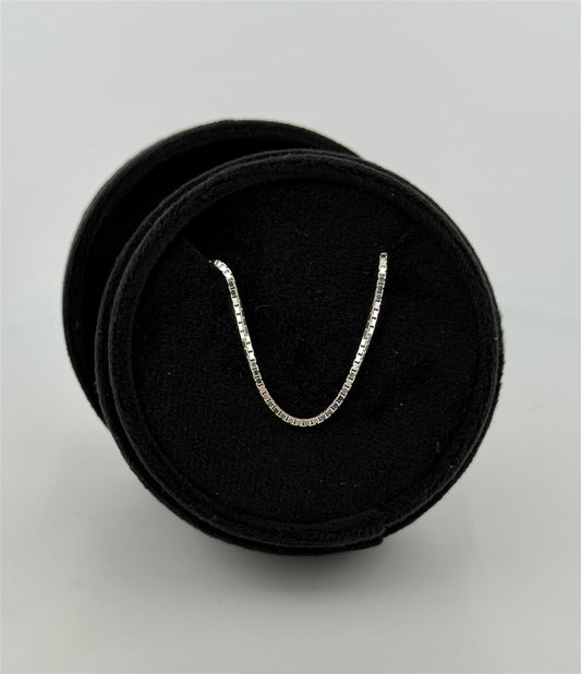 Sterling Silver 22" Box Chain