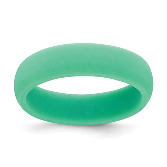 Mint Green Silicone Wedding Band