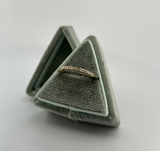 Yellow Gold Vintage Inspired Stackable Ring