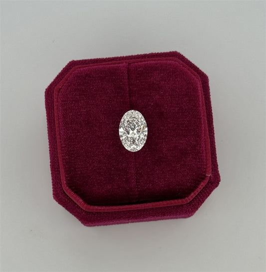 3.07 Carat Oval Lab Grown Diamond