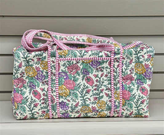Quilted Duffel Bag