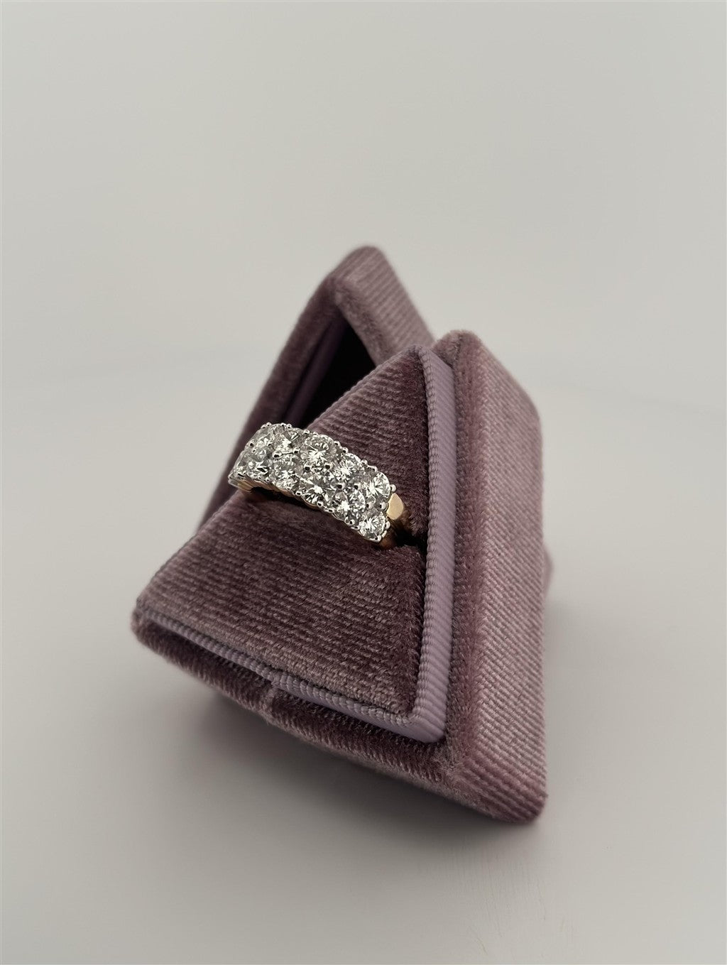 Yellow Gold Lab Diamond Band