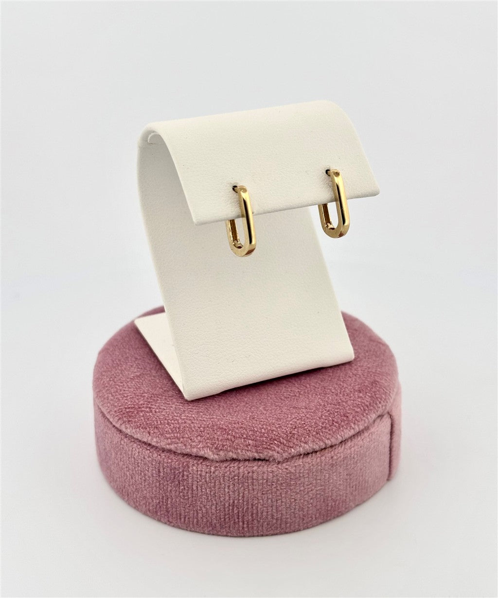 Yellow Gold Huggie Hoops